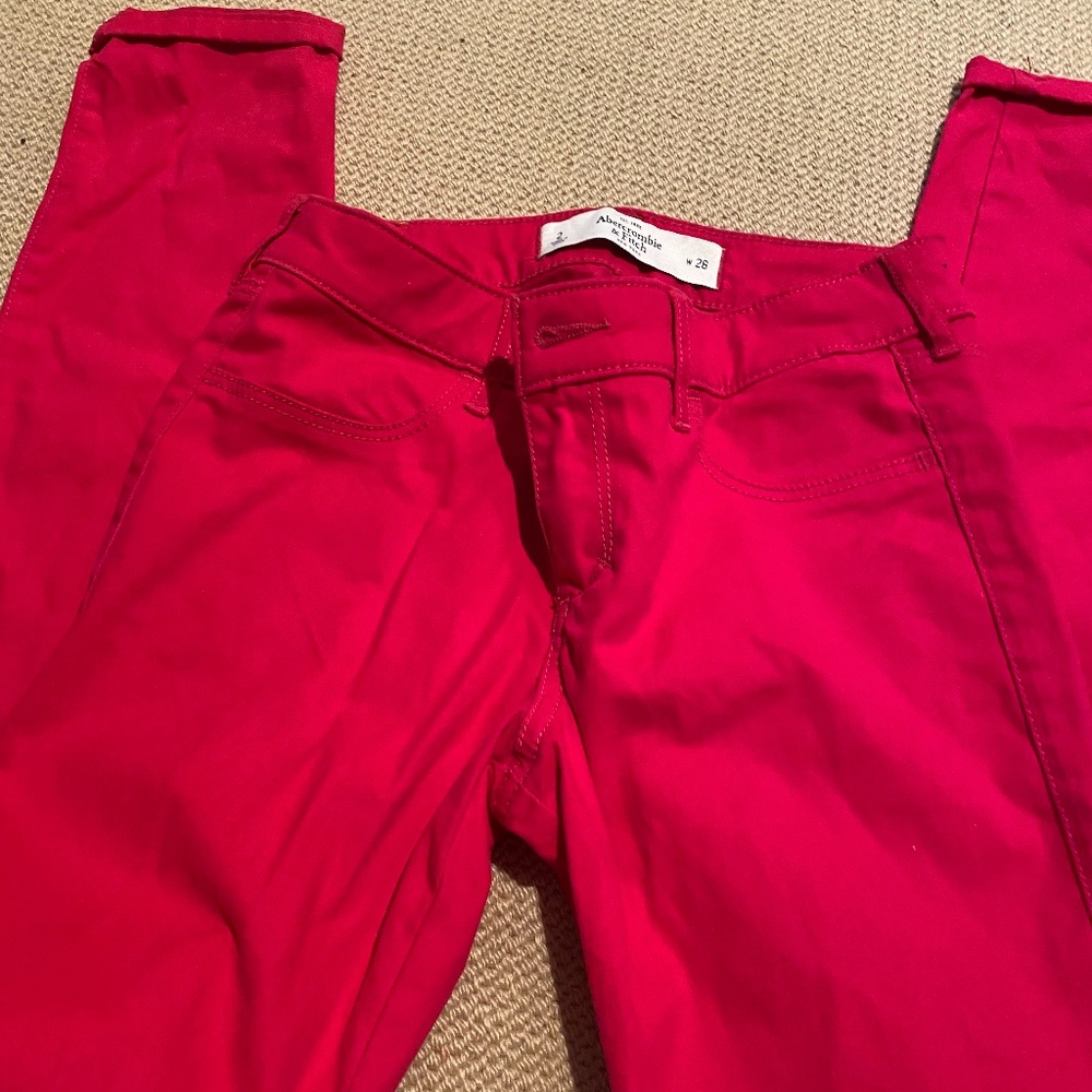 Abercrombie Pink Jeans
